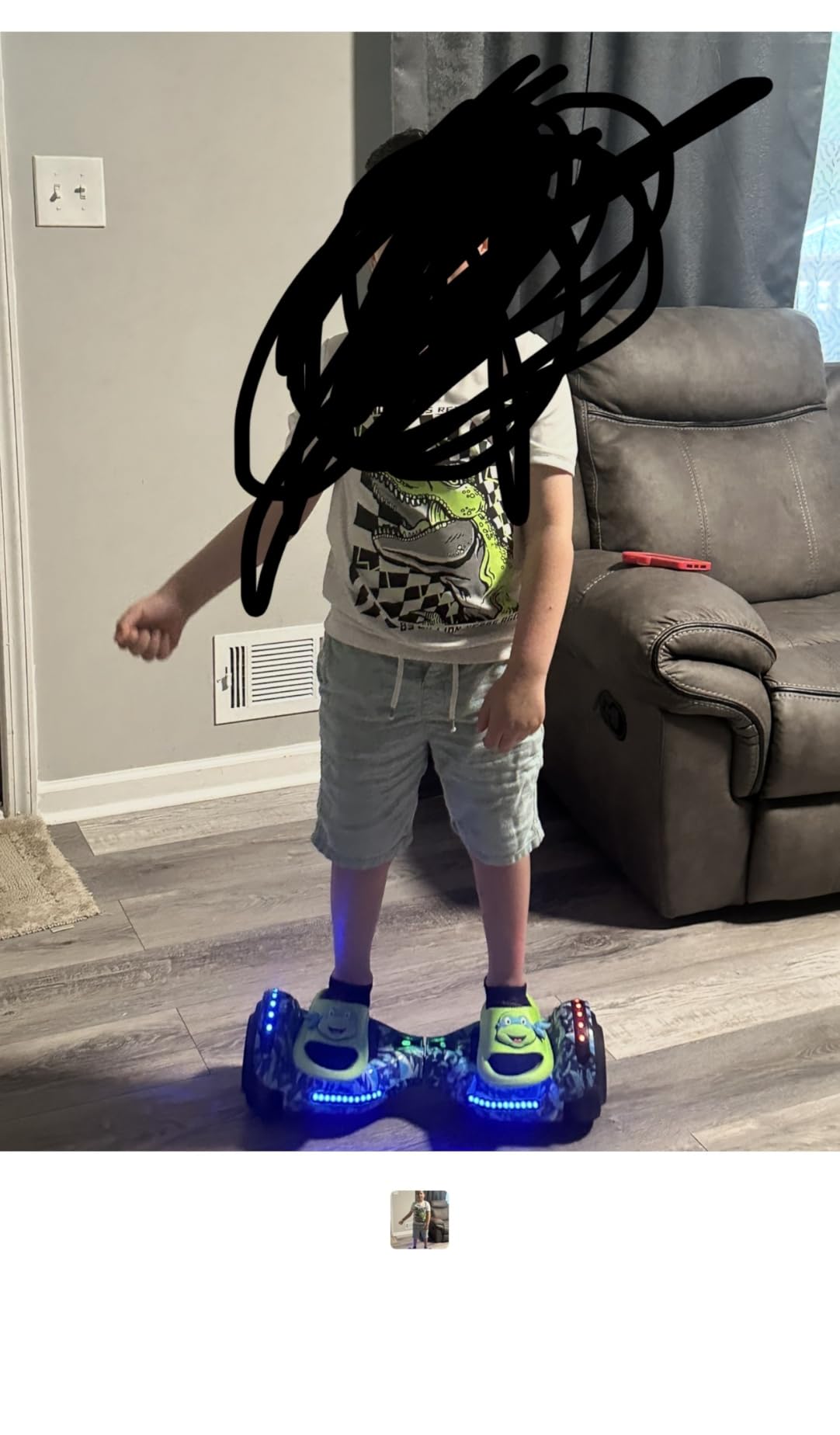 Hoverstar Hoverboard for Kids 7-12, Bluetooth & LED Lights, 2026 Upgraded customer photo 2