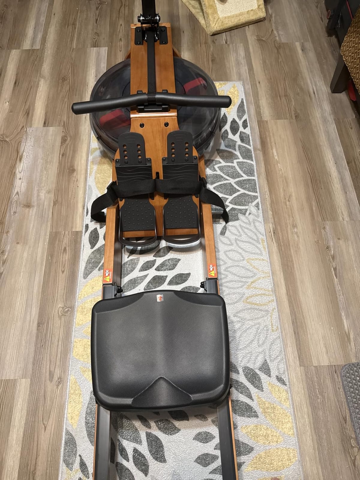 Wenoker Water Rowing Machine, Foldable Saving,Immersive Water Rower customer photo 2