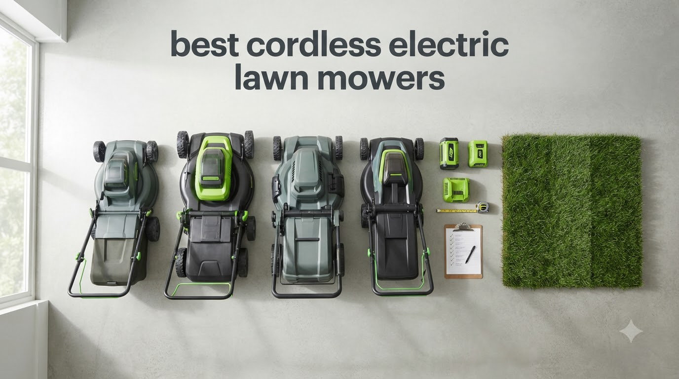 best cordless electric lawn mowers