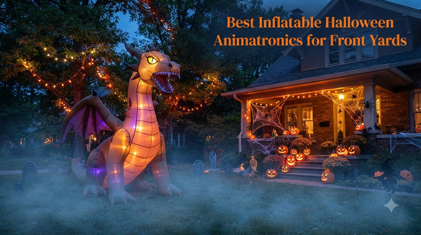 Best Inflatable Halloween Animatronics for Front Yards