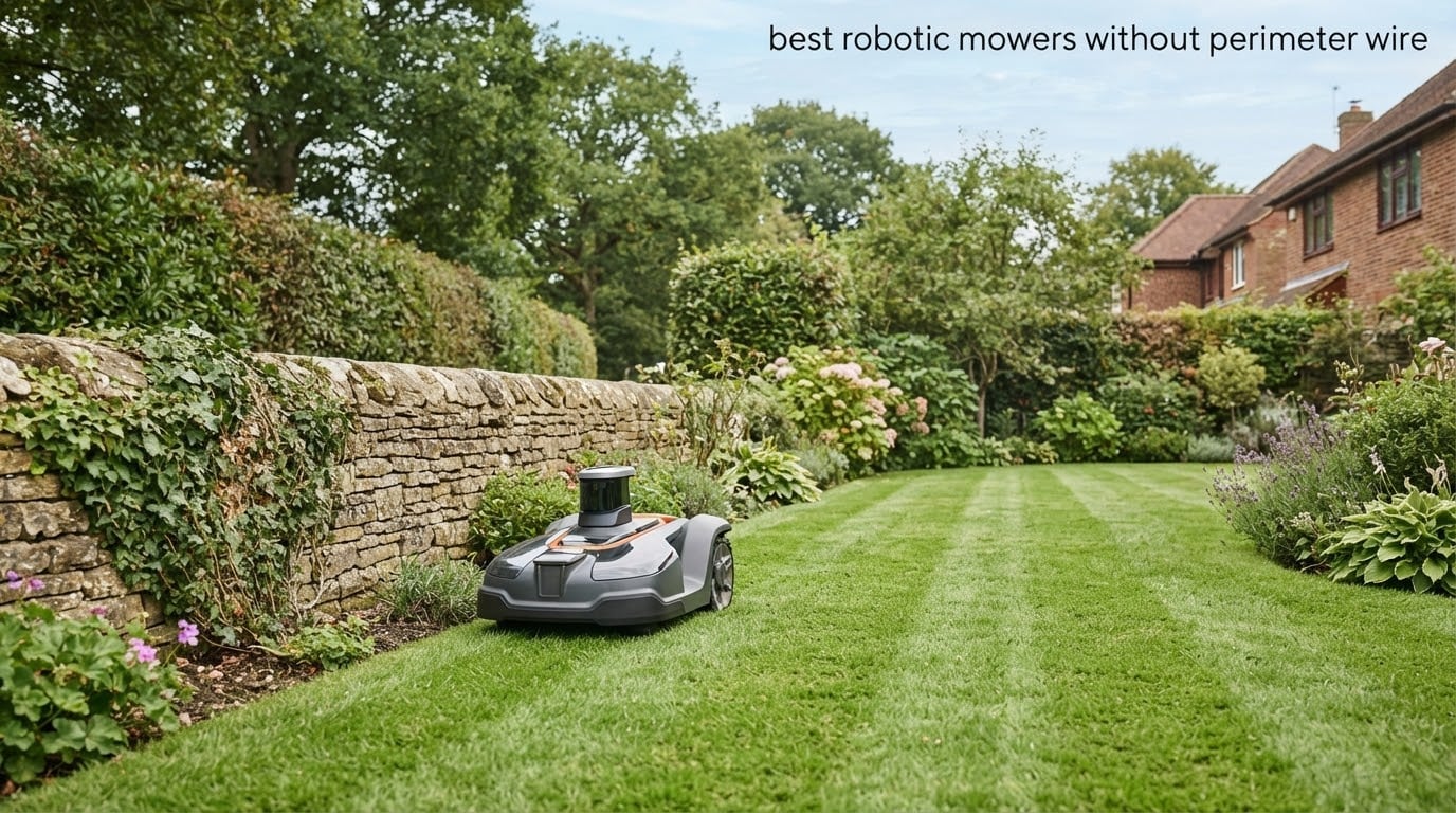 best robotic mowers without perimeter wire