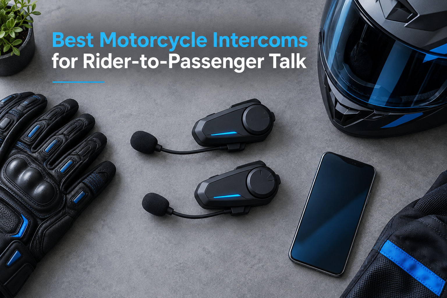 Best Motorcycle Intercoms for Rider-to-Passenger Talk