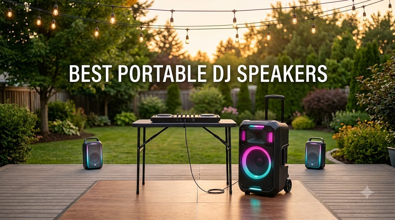 best portable dj speakers