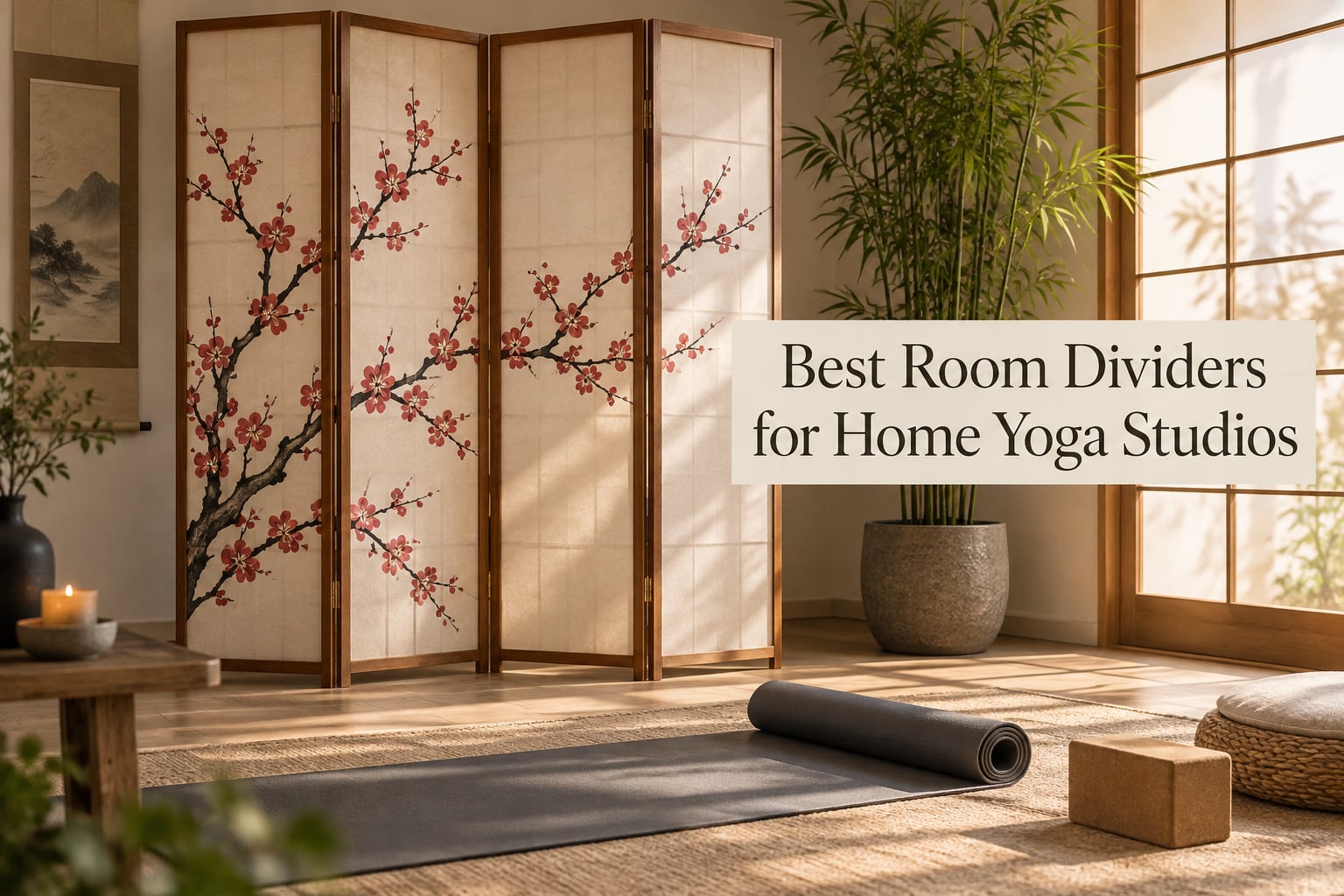 Best Room Dividers for Home Yoga Studios