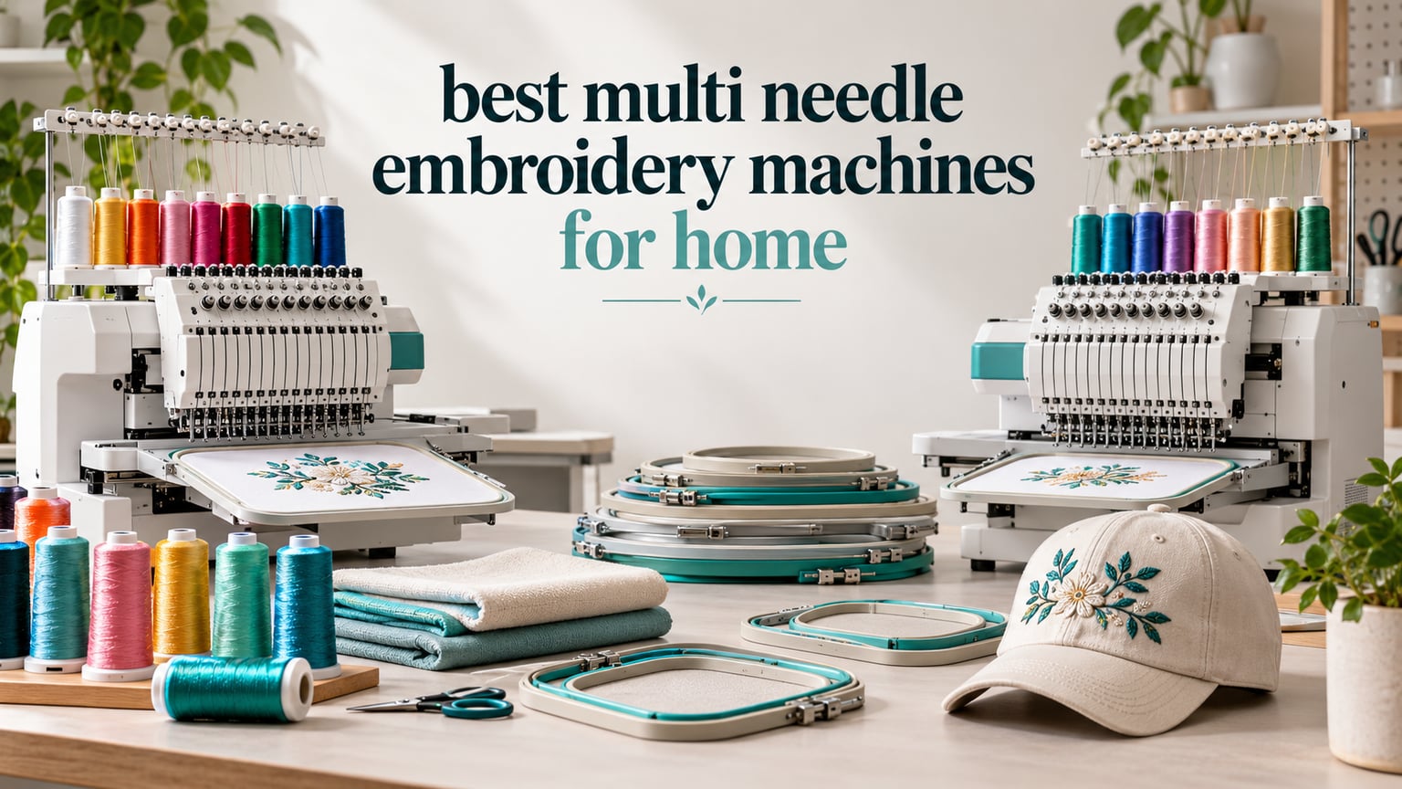 best multi needle embroidery machines for home