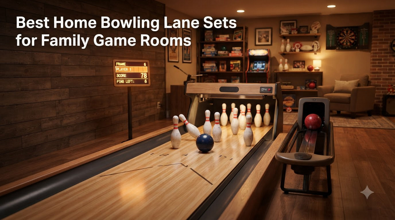 Best Home Bowling Lane Sets for Family Game Rooms