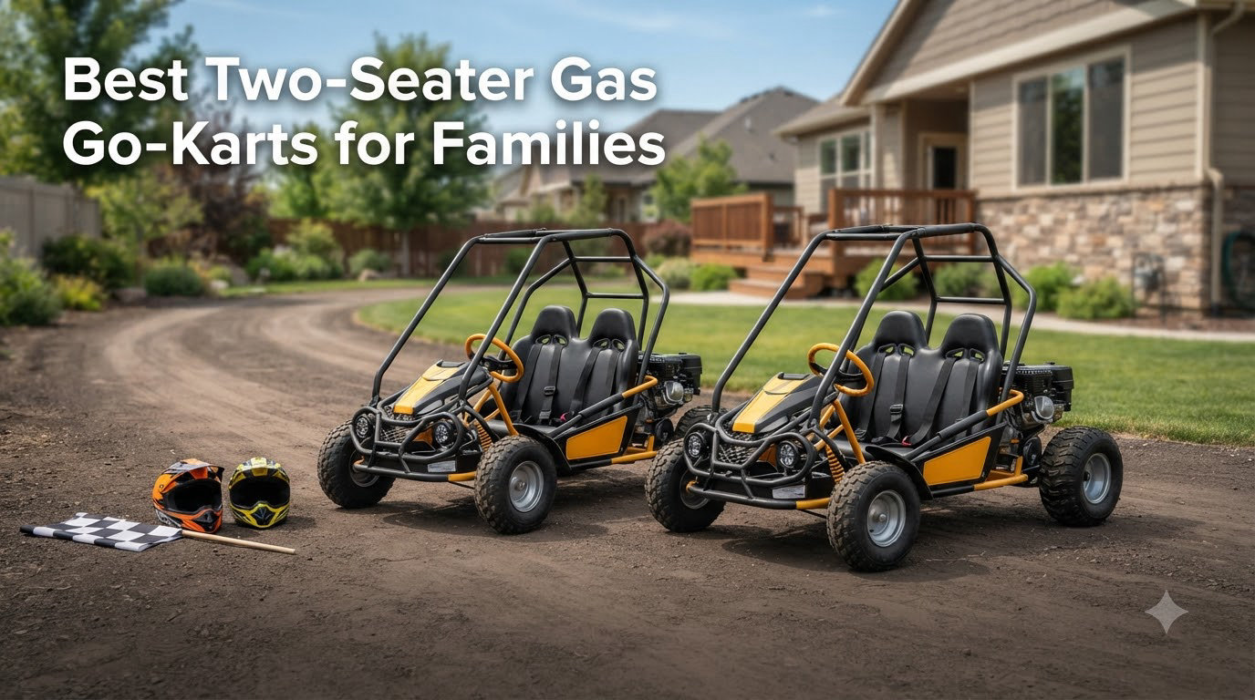 Best Two-Seater Gas Go-Karts for Families