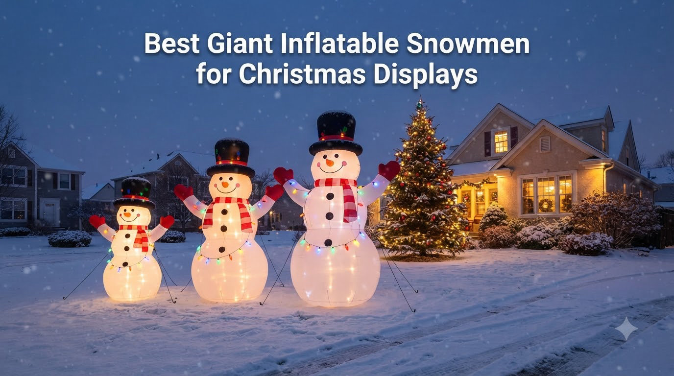 Best Giant Inflatable Snowmen for Christmas Displays