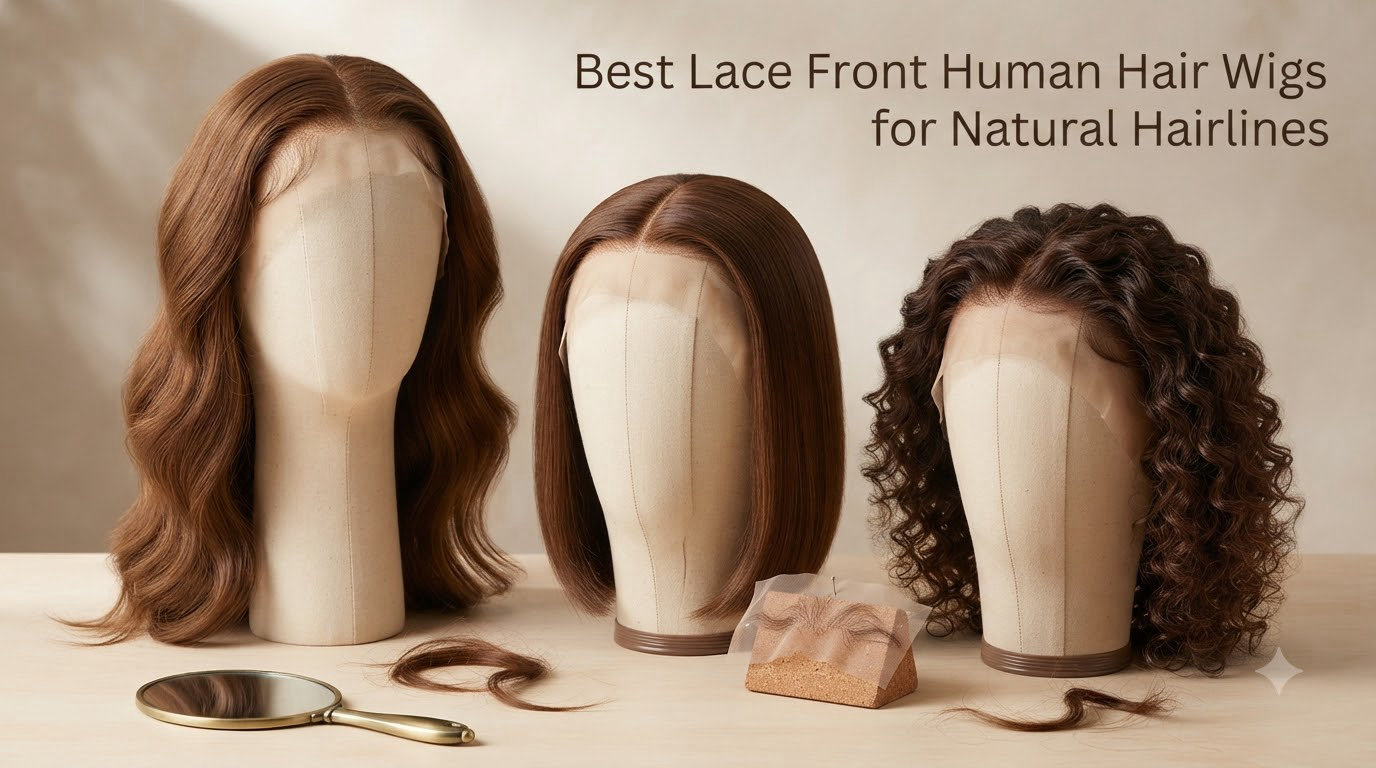 Best Lace Front Human Hair Wigs for Natural Hairlines