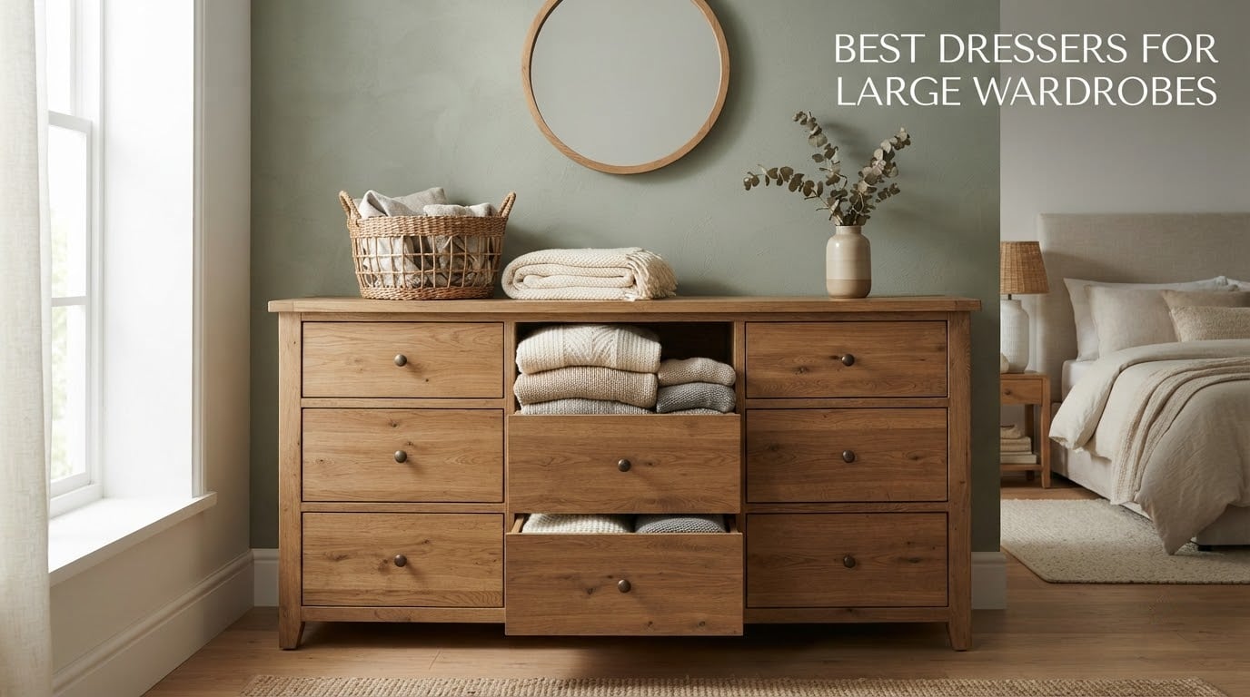 best dressers for large wardrobes