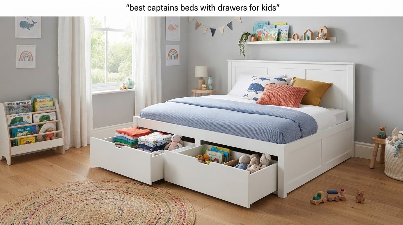 best captains beds with drawers for kids
