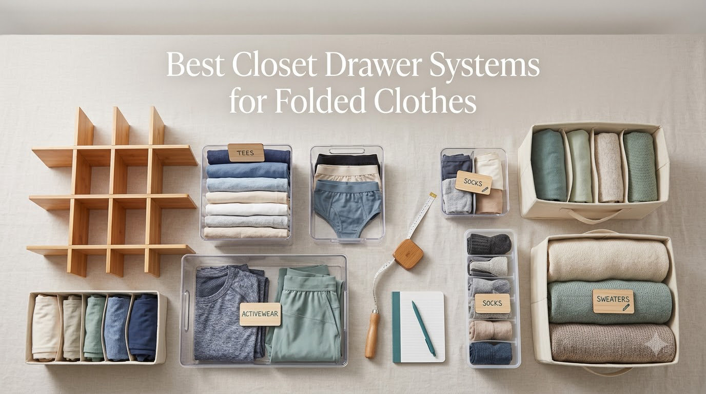 Best Closet Drawer Systems for Folded Clothes