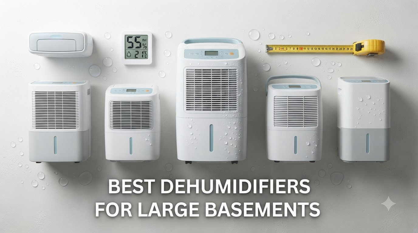 best dehumidifiers for large basements