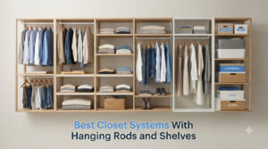 Best Closet Systems With Hanging Rods and Shelves