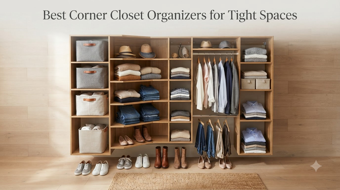 Best Corner Closet Organizers for Tight Spaces