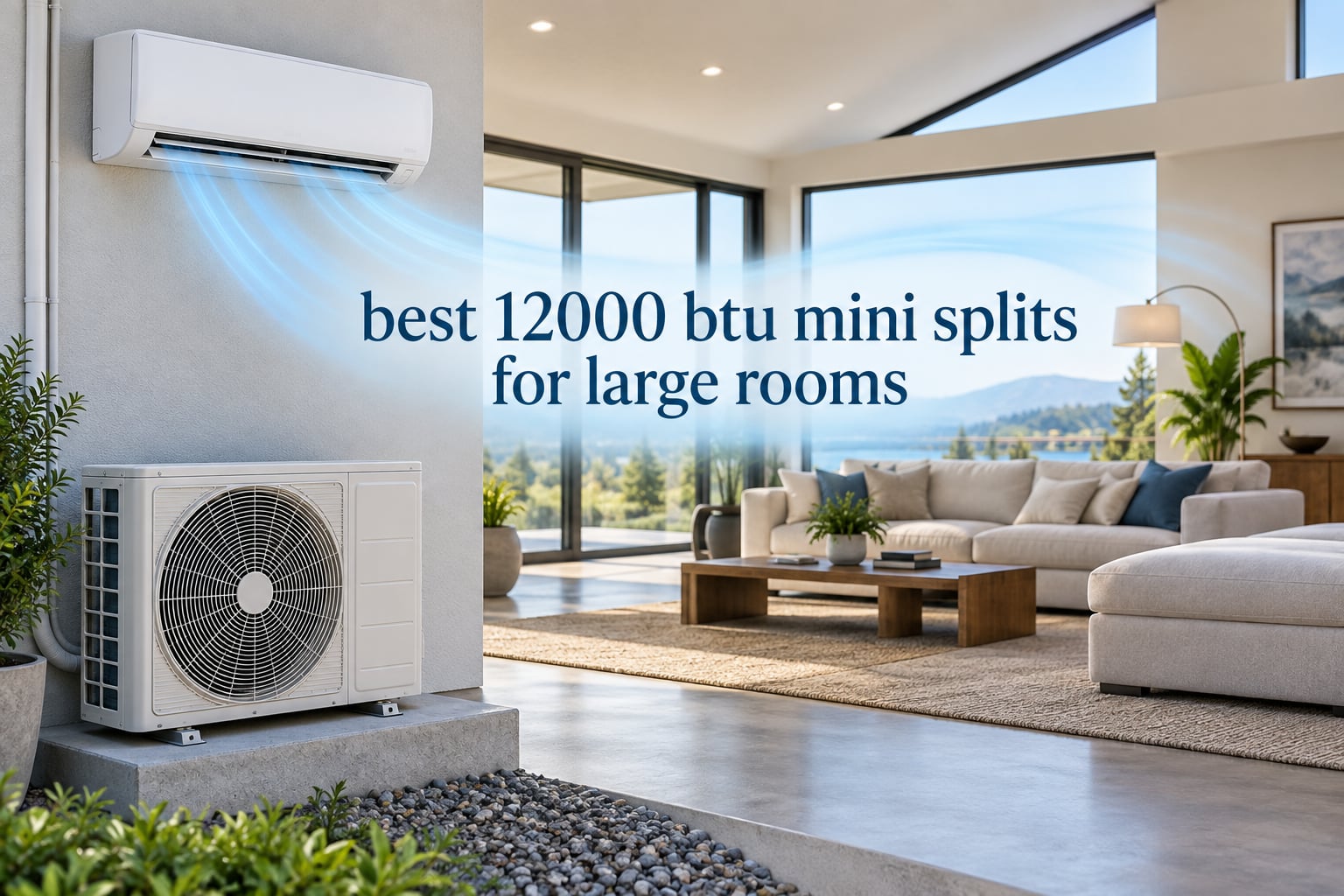 best 12000 btu mini splits for large rooms