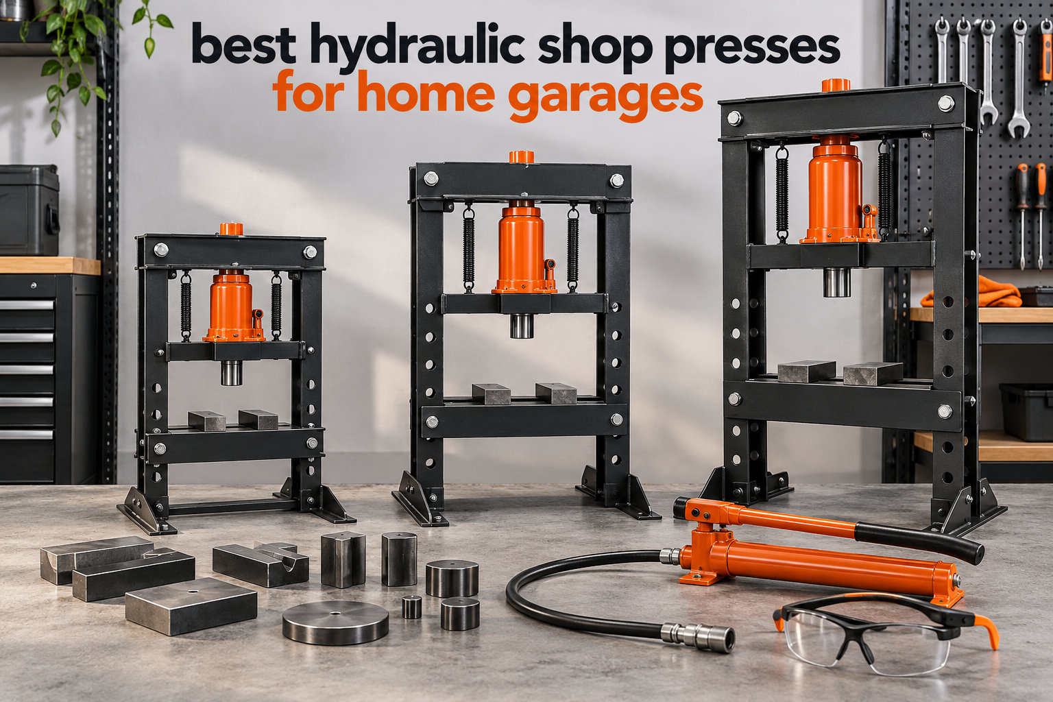 best hydraulic shop presses for home garages
