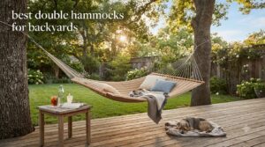 best double hammocks for backyards