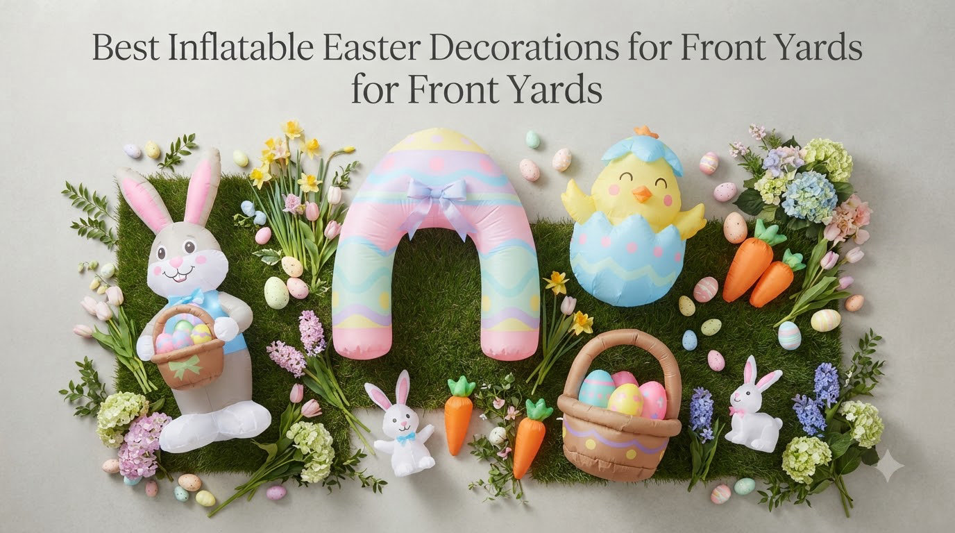 Best Inflatable Easter Decorations for Front Yards