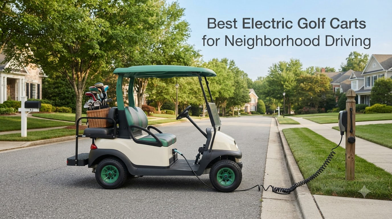 Best Electric Golf Carts for Neighborhood Driving