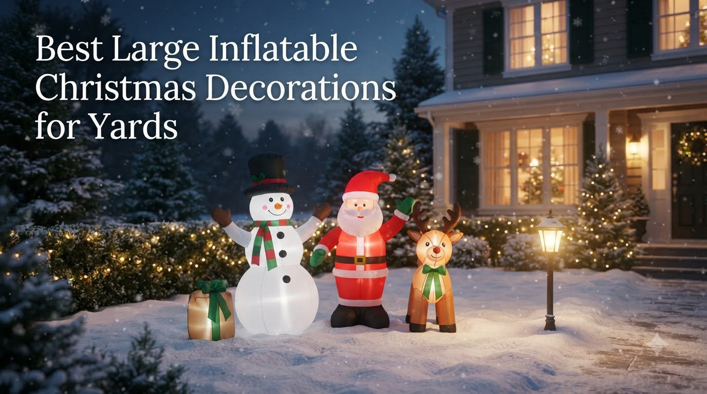 Best Large Inflatable Christmas Decorations for Yards