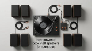 best powered bookshelf speakers for turntables