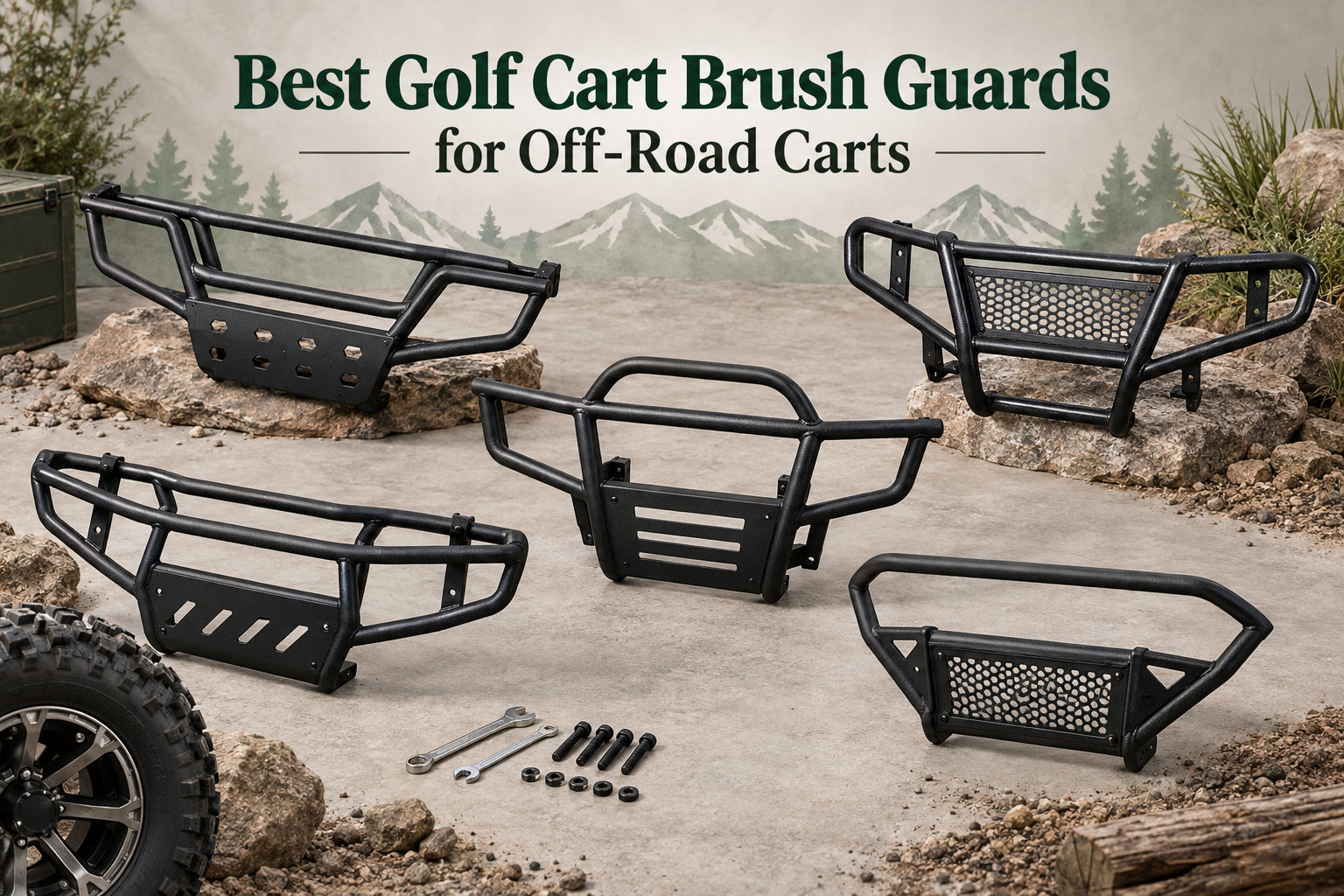 Best Golf Cart Brush Guards for Off-Road Carts