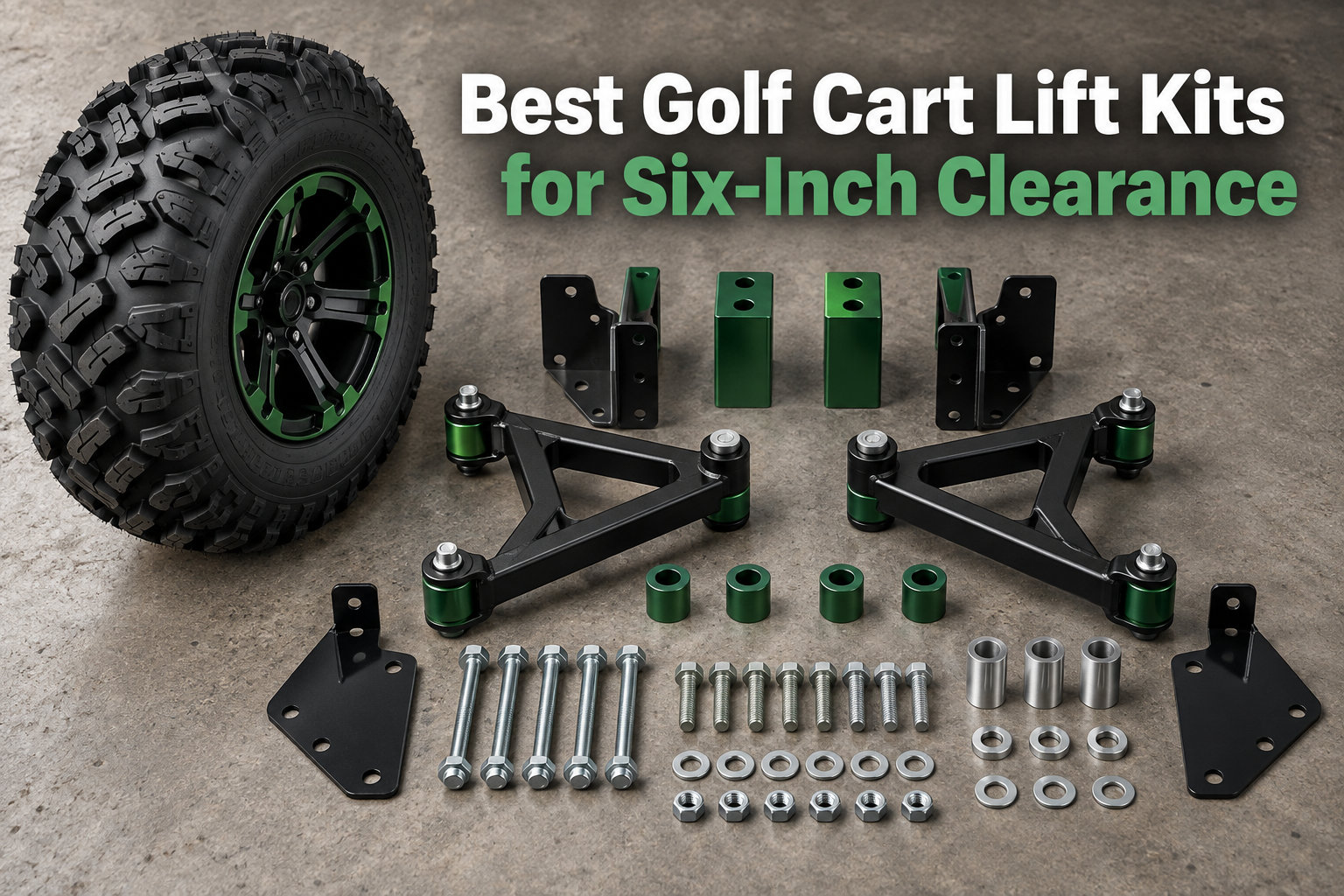 Best Golf Cart Lift Kits for Six-Inch Clearance