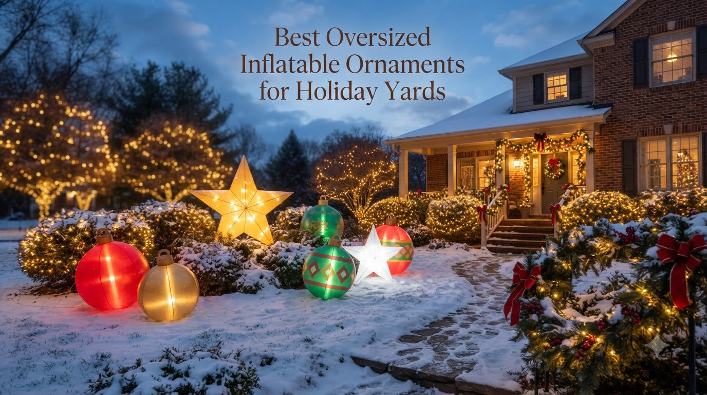 Best Oversized Inflatable Ornaments for Holiday Yards
