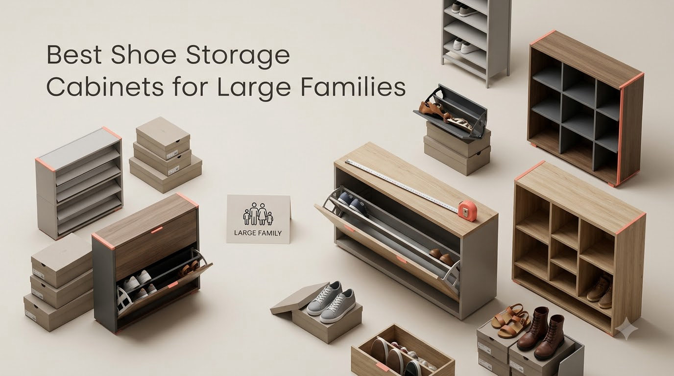 Best Shoe Storage Cabinets for Large Families