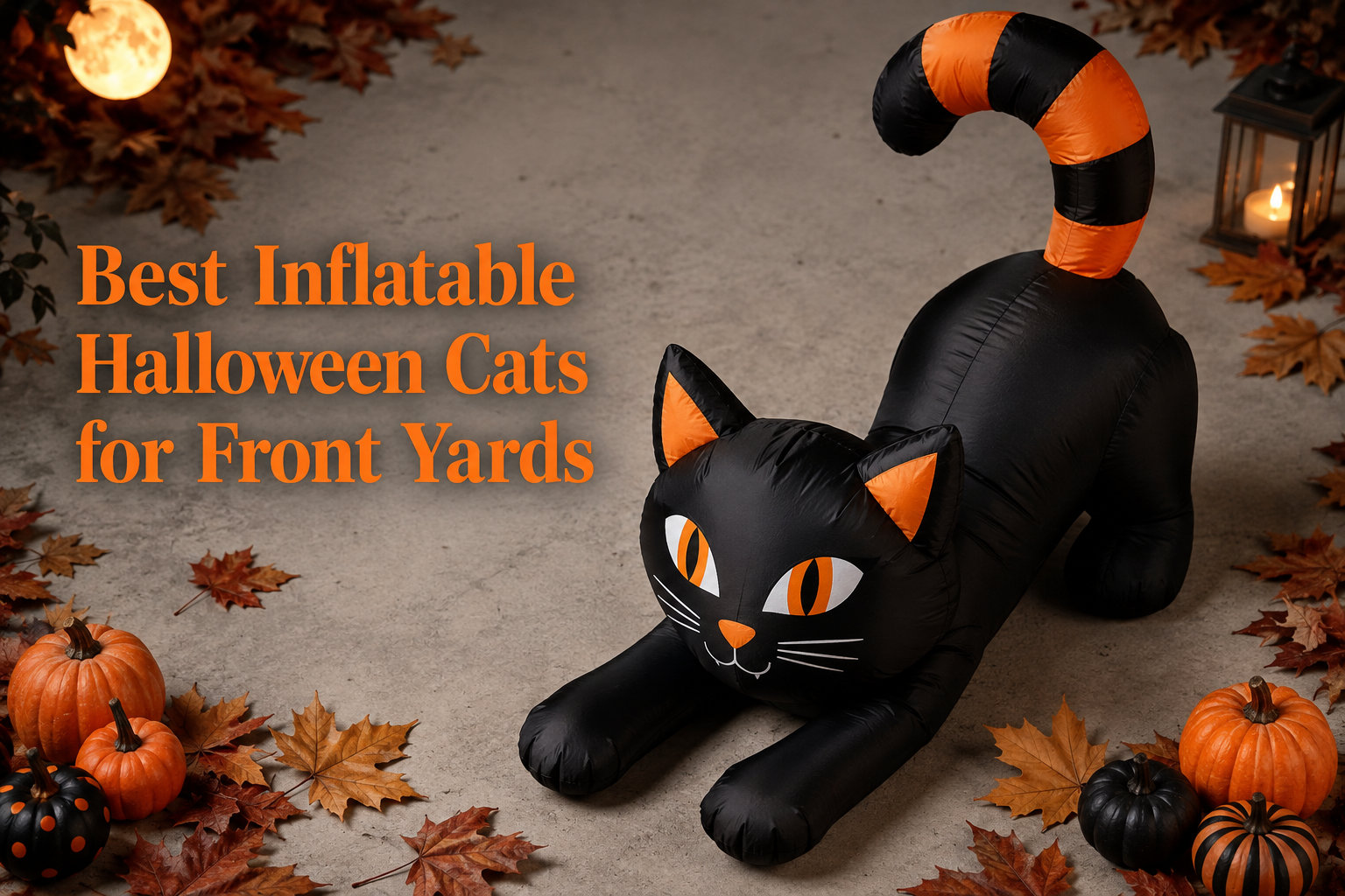 Best Inflatable Halloween Cats for Front Yards
