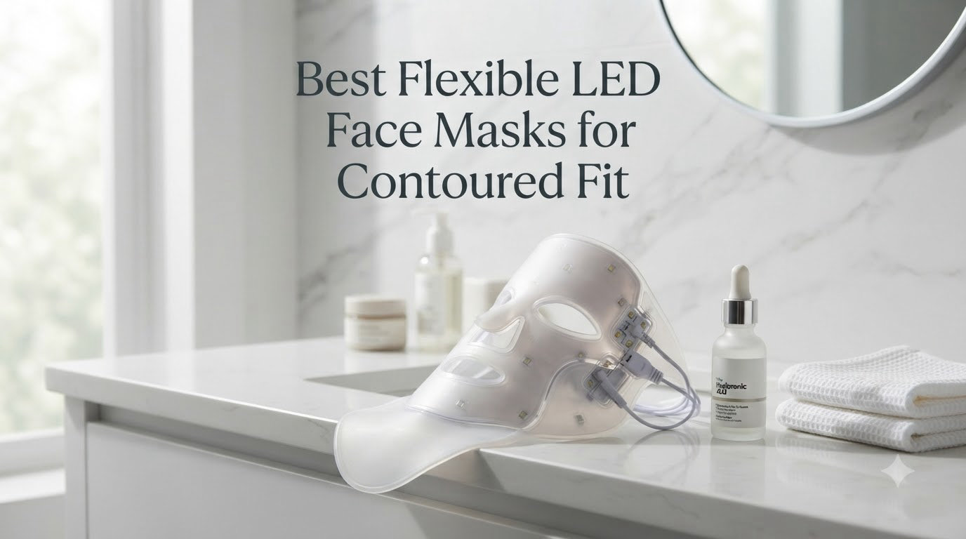 Best Flexible LED Face Masks for Contoured Fit