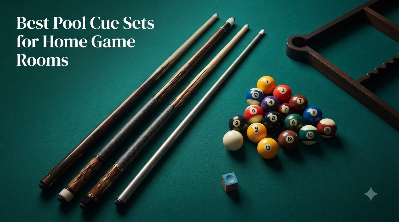 Best Pool Cue Sets for Home Game Rooms