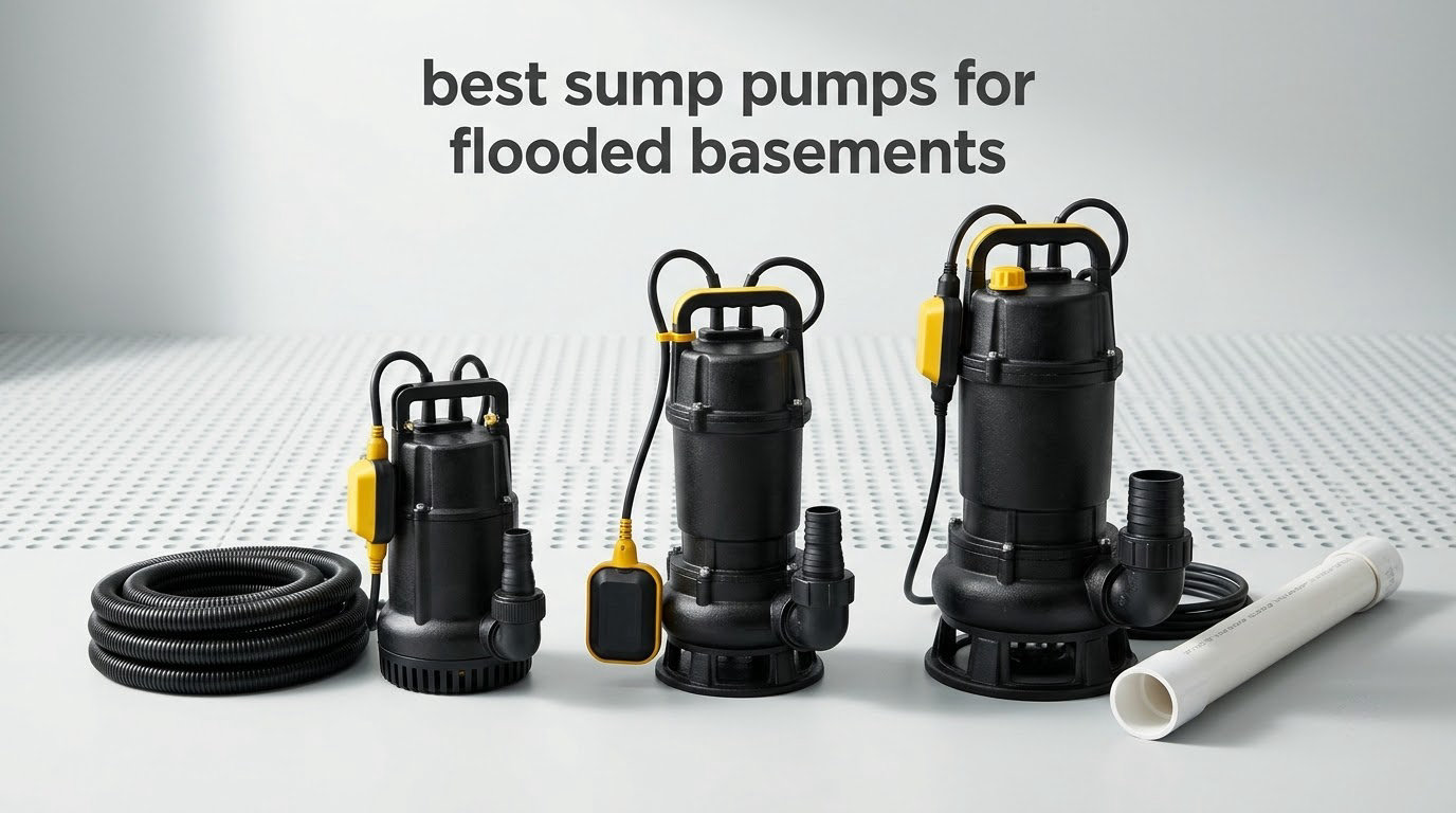 best sump pumps for flooded basements