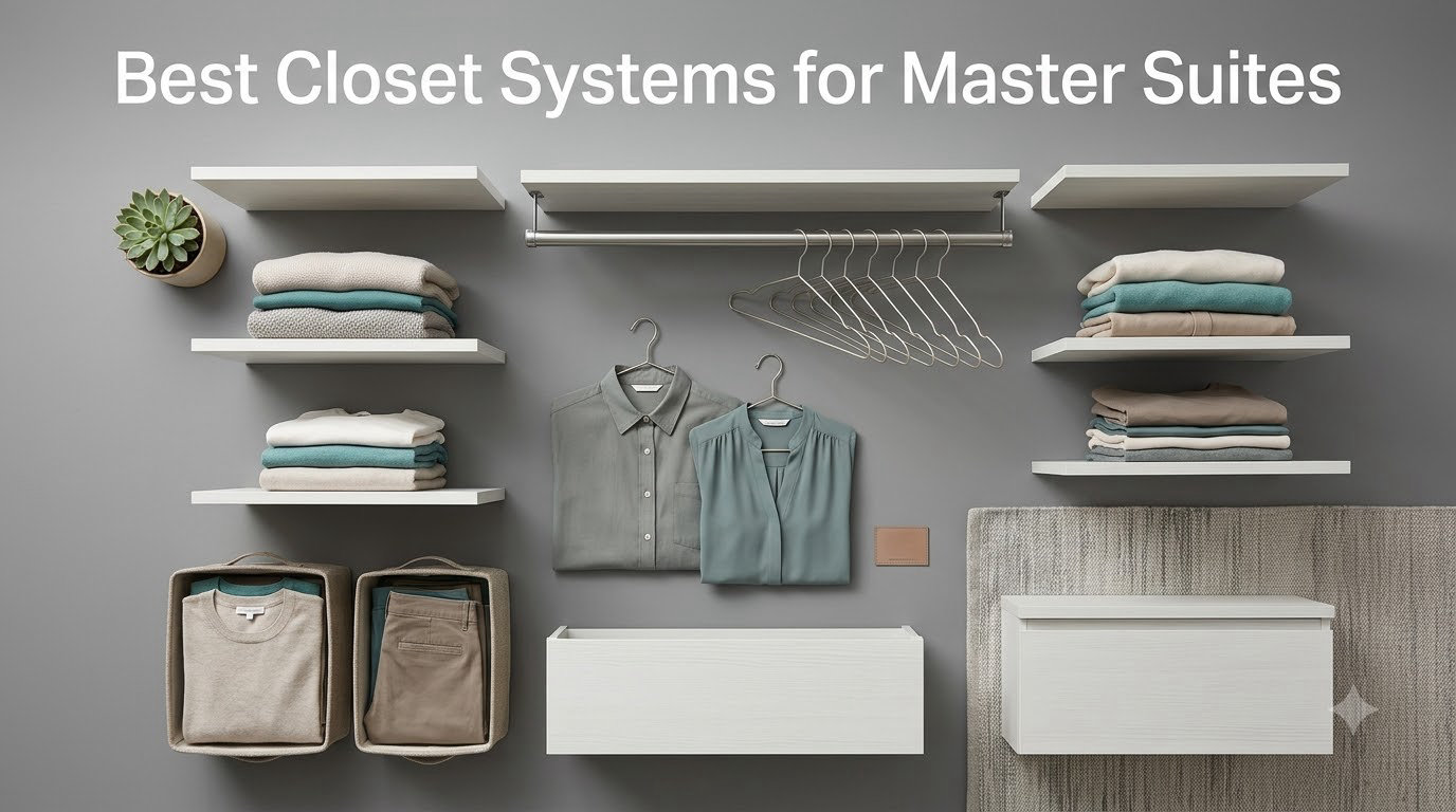 Best Closet Systems for Master Suites