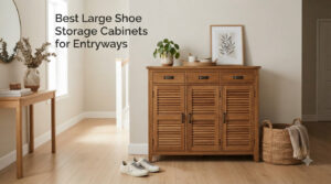 Best Large Shoe Storage Cabinets for Entryways