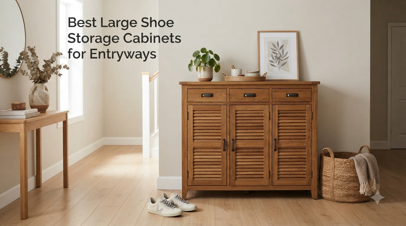 Best Large Shoe Storage Cabinets for Entryways