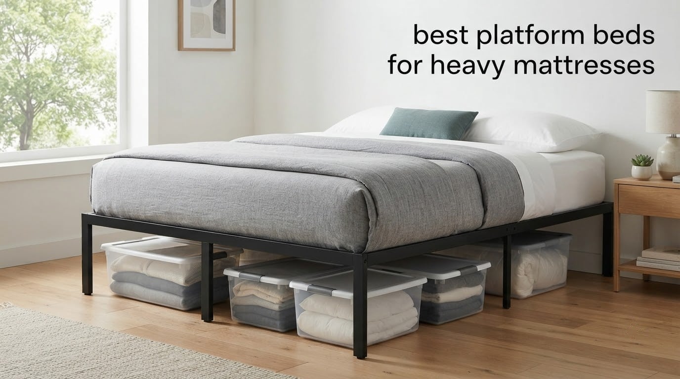 best platform beds for heavy mattresses