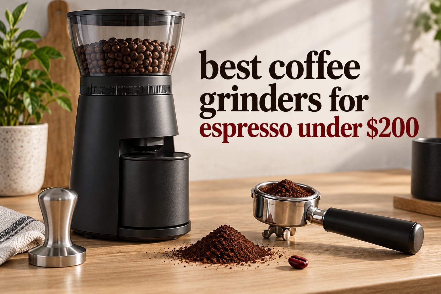 best coffee grinders for espresso under $200