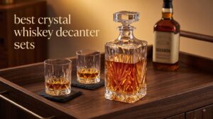 best crystal whiskey decanter sets