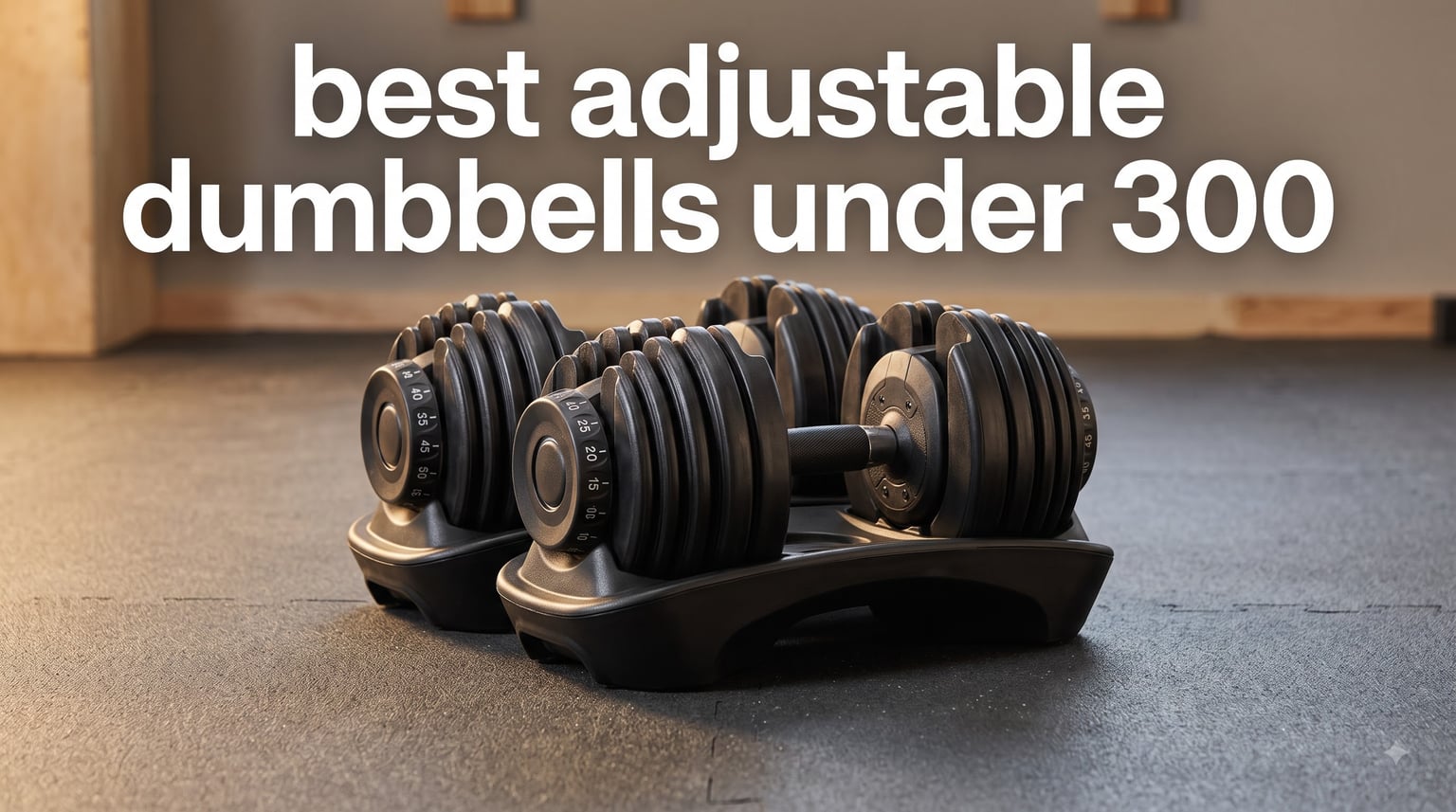 best adjustable dumbbells under 300