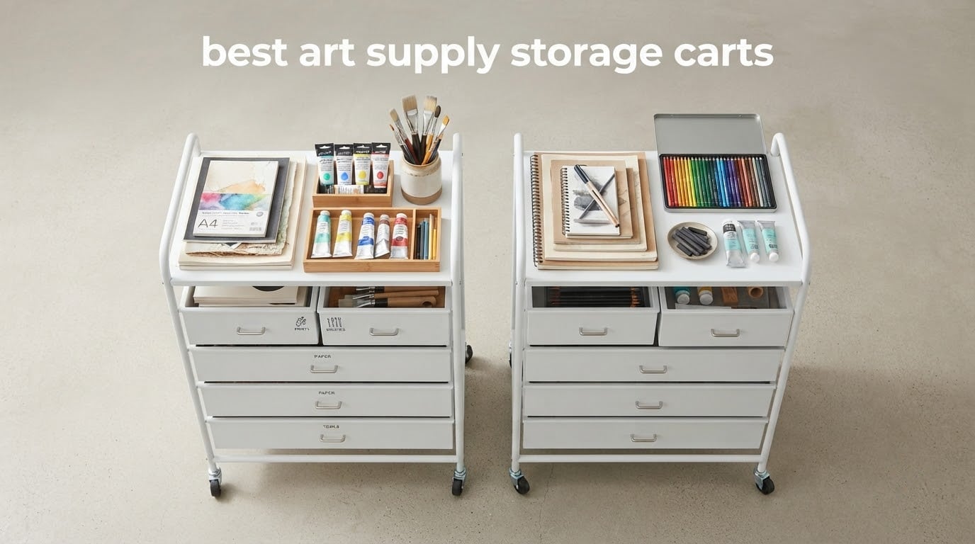 best art supply storage carts