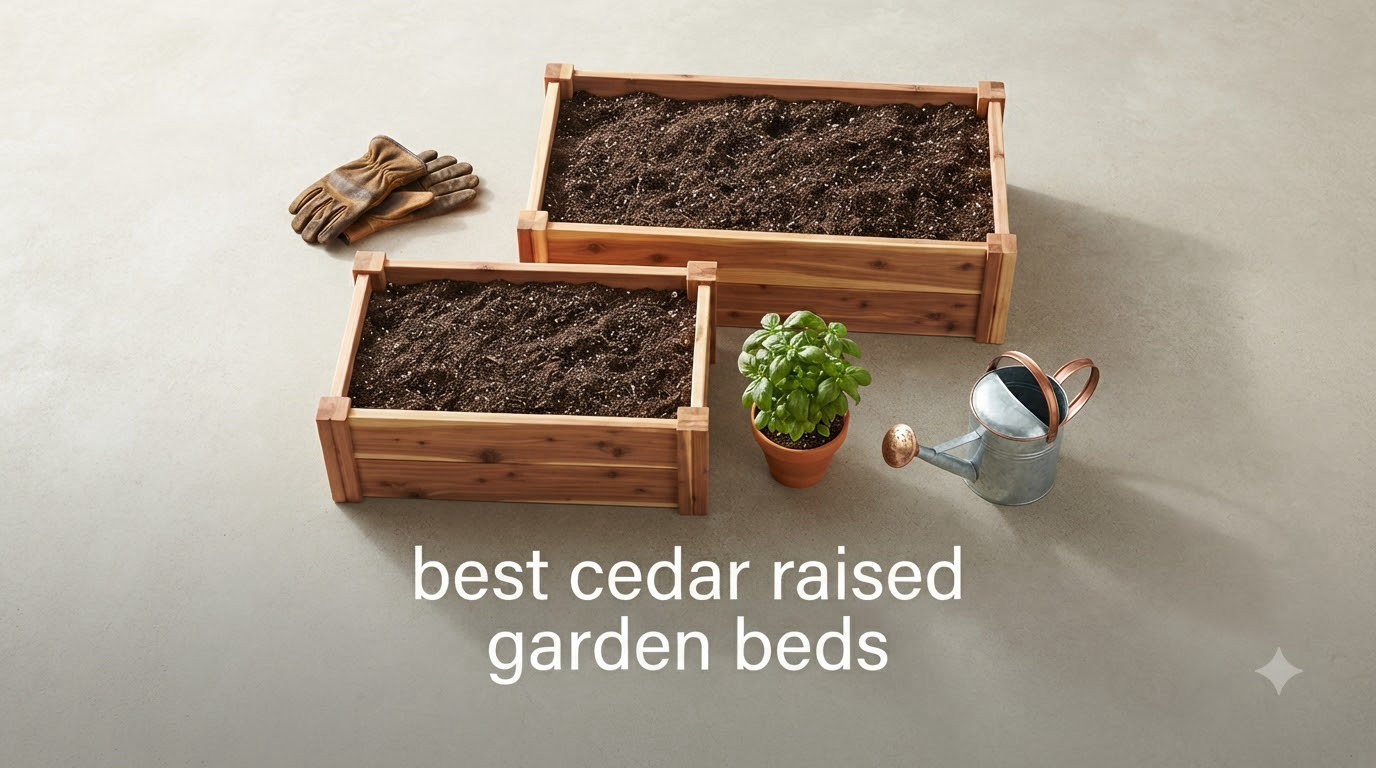 best cedar raised garden beds