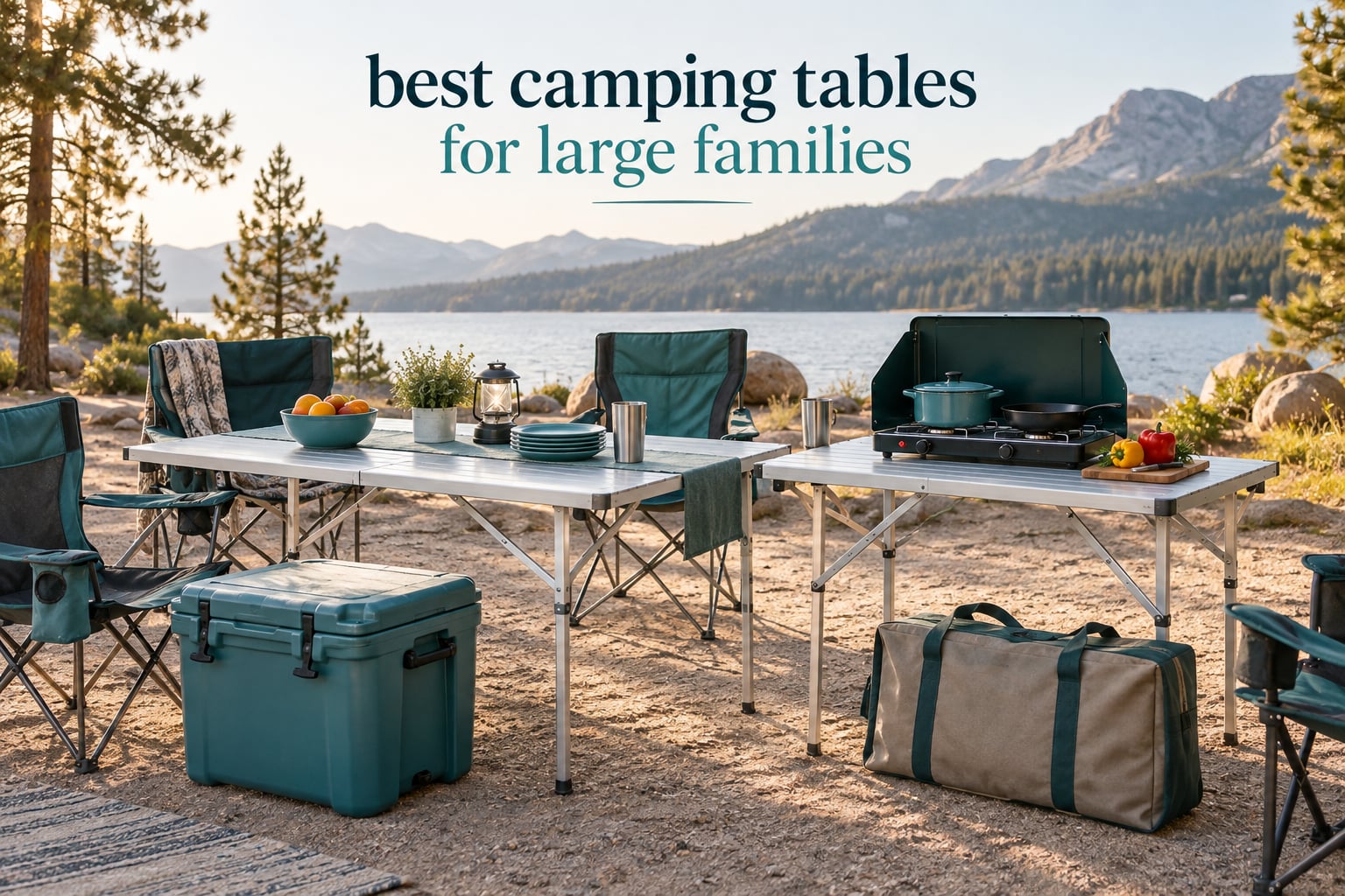 best camping tables for large families