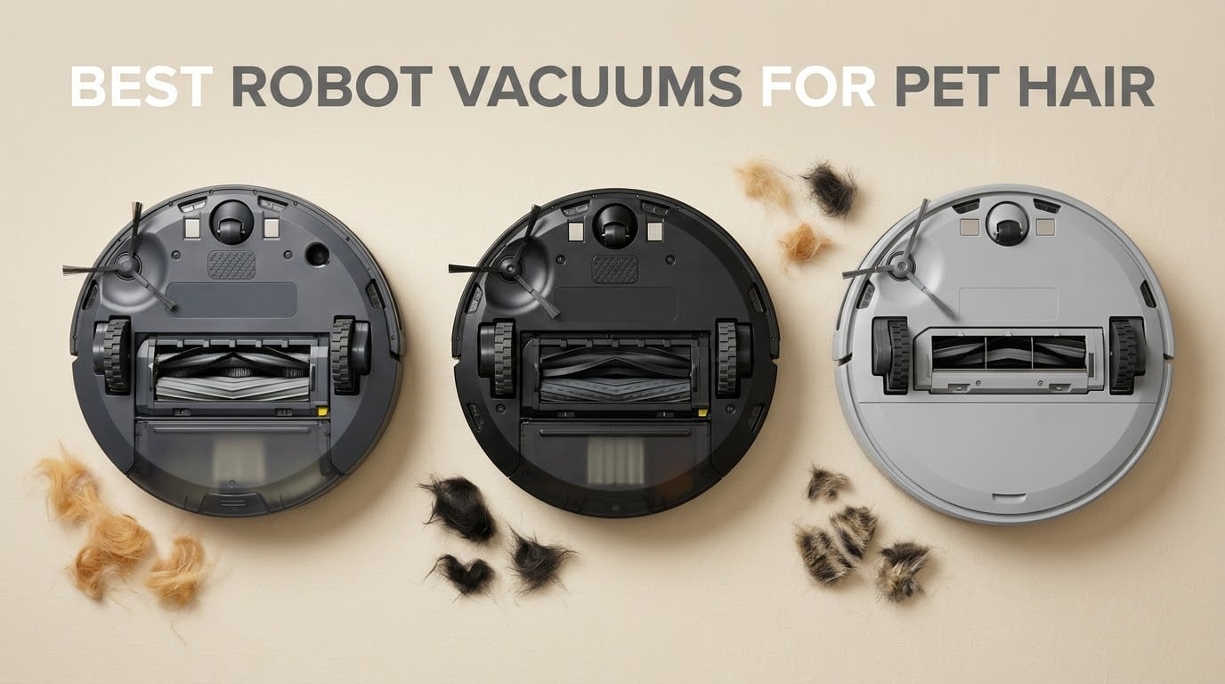 best robot vacuums for pet hair
