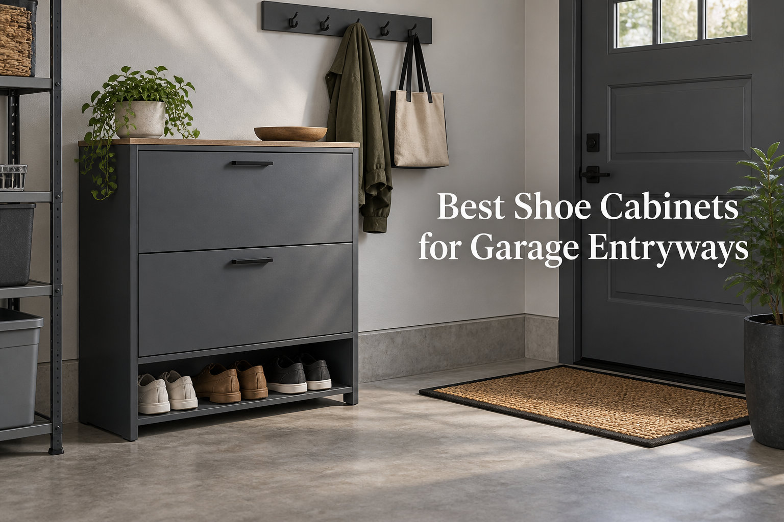 Best Shoe Cabinets for Garage Entryways