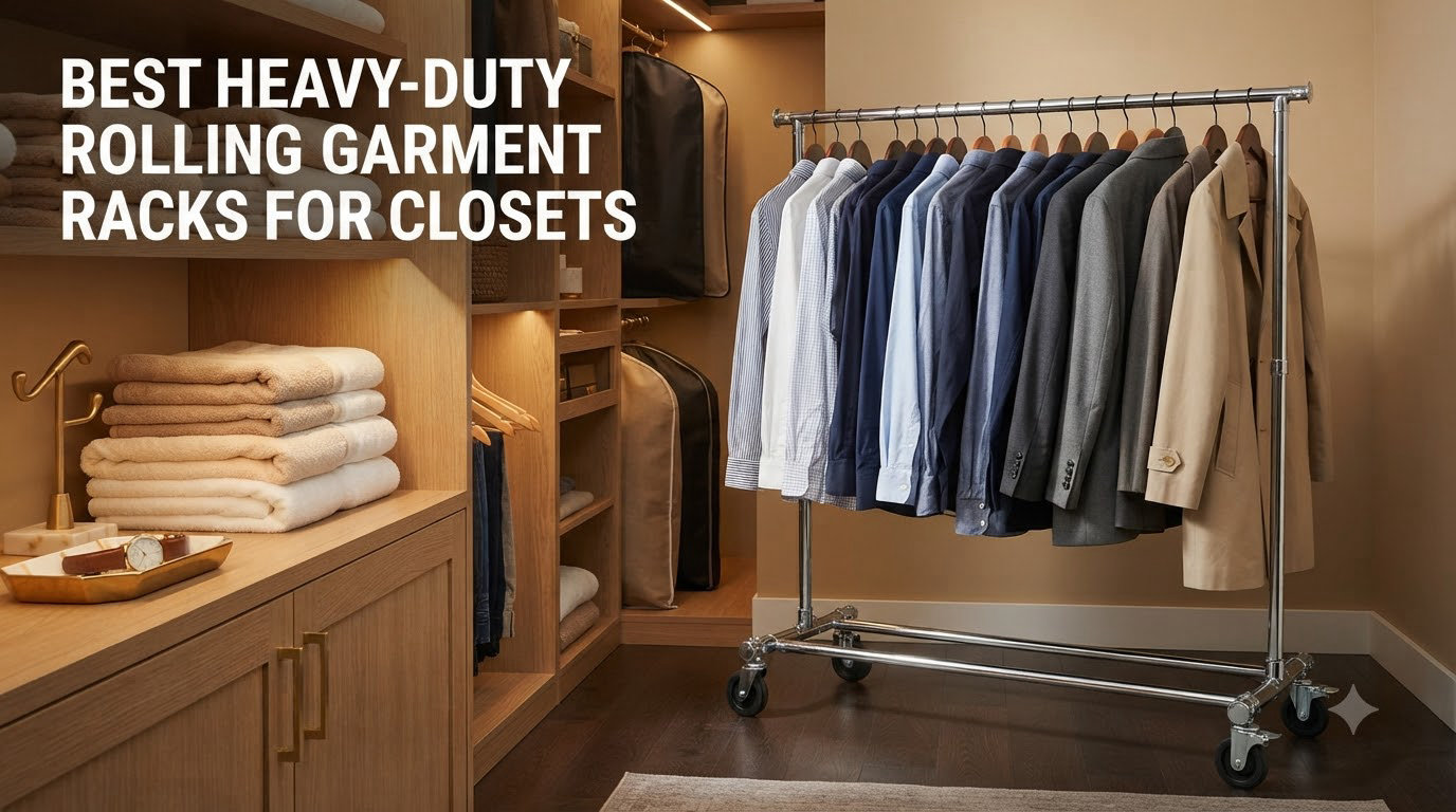Best Heavy-Duty Rolling Garment Racks for Closets