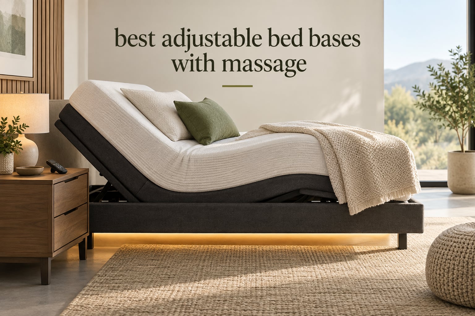 best adjustable bed bases with massage