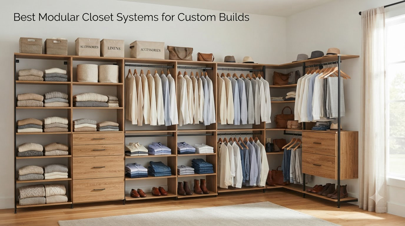 Best Modular Closet Systems for Custom Builds