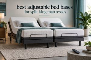 best adjustable bed bases for split king mattresses